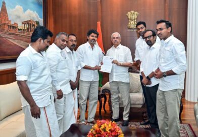 Tamil Nadu: TVK Chief VIjay meets Governor and stakes claim to form government