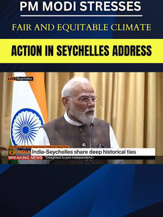 PM Modi Calls for Fair, Equitable Climate Action