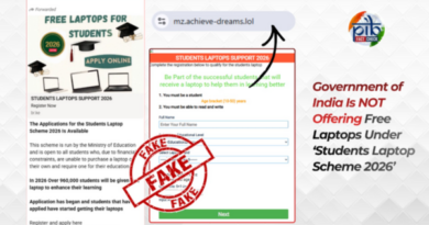 Government Debunks Fake WhatsApp Message Claiming Free Laptops Under National Student Laptop Scheme