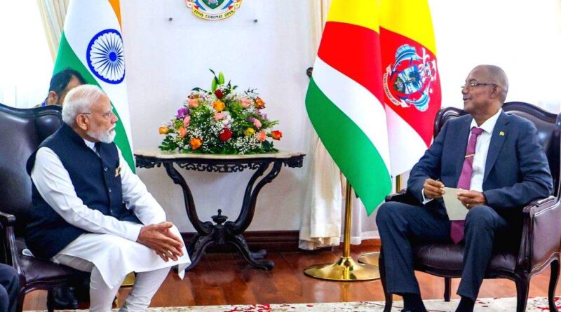 PM  Modi Holds Bilateral Talks with Seychelles President