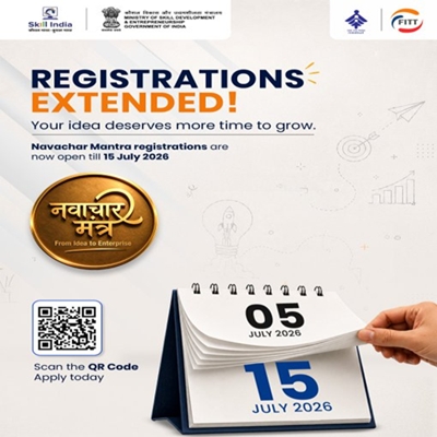 Registration date extended for Navachar Mantra to give opportunity to more aspiring entrepreneurs Registration date extended for Navachar Mantra to give opportunity to more aspiring entrepreneurs