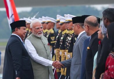 PM Modi reaches Indonesia in the first leg of 3-nation visit PM Modi reaches Indonesia in the first leg of 3-nation visit