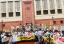 NDA MPs hold march in Parliament over alleged police action against Jharkhand students