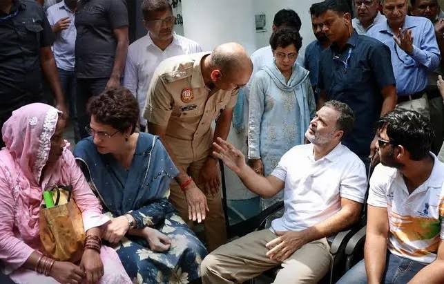Delhi Police register FIR in pellet gun injury case after Rahul Gandhi’s protest