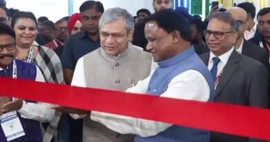 CM Mohan Charan Majhi inaugurates Odisha stall at SEMICON India 2026 in presence of Union Minister Ashwini Vaishnaw