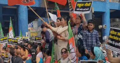 BJP Mahila Morcha accuses Congress of double standards on women’s safety, questions Rahul Gandhi’s silence over JNU professors’ dismissal